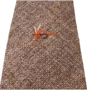 Partridge Sporting Country‎ Club Necktie WOOL Textured with Fly Fishing Detail